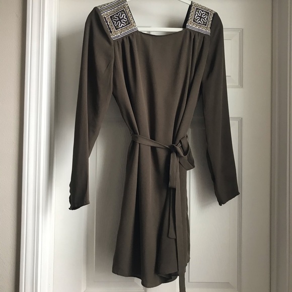 Altar'd State Dresses & Skirts - dark green dress